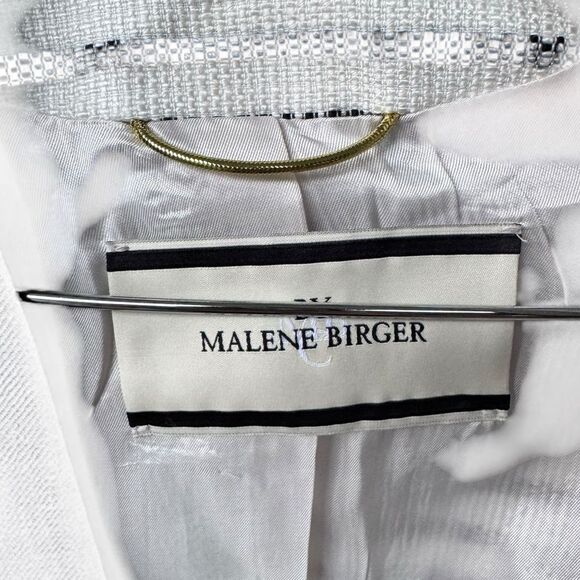 BY MALENE BIRGER New Looks Etioloa Blazer in Cream/Black/Navy 36 - Picture 6 of 9